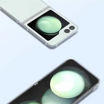 Plastikinis ploniausias dėklas - permatomas (Samsung Z Flip 6/Z Flip 7 Fe)